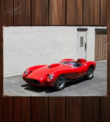 Металлическая табличка Ferrari 250 Testa Rossa Recreation by Tempero s-n 6301